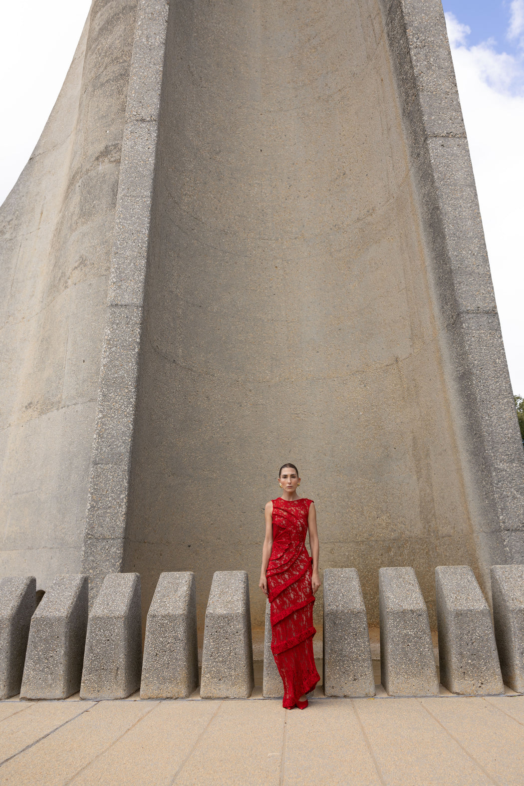 Spiral Dress Floor Length