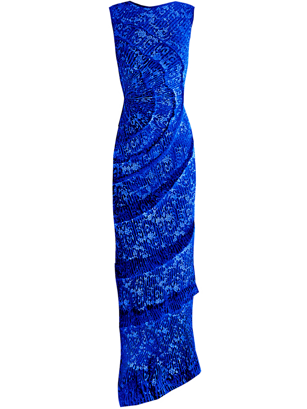 Spiral Dress Floor Length