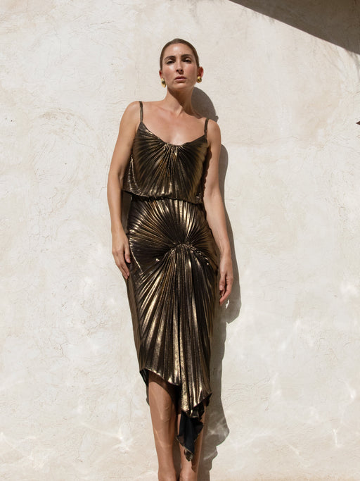 Dazed Dress Metallic