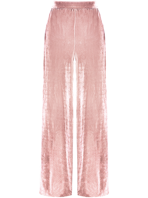 Georgia Hardinge Nero Trouser Pink velvet